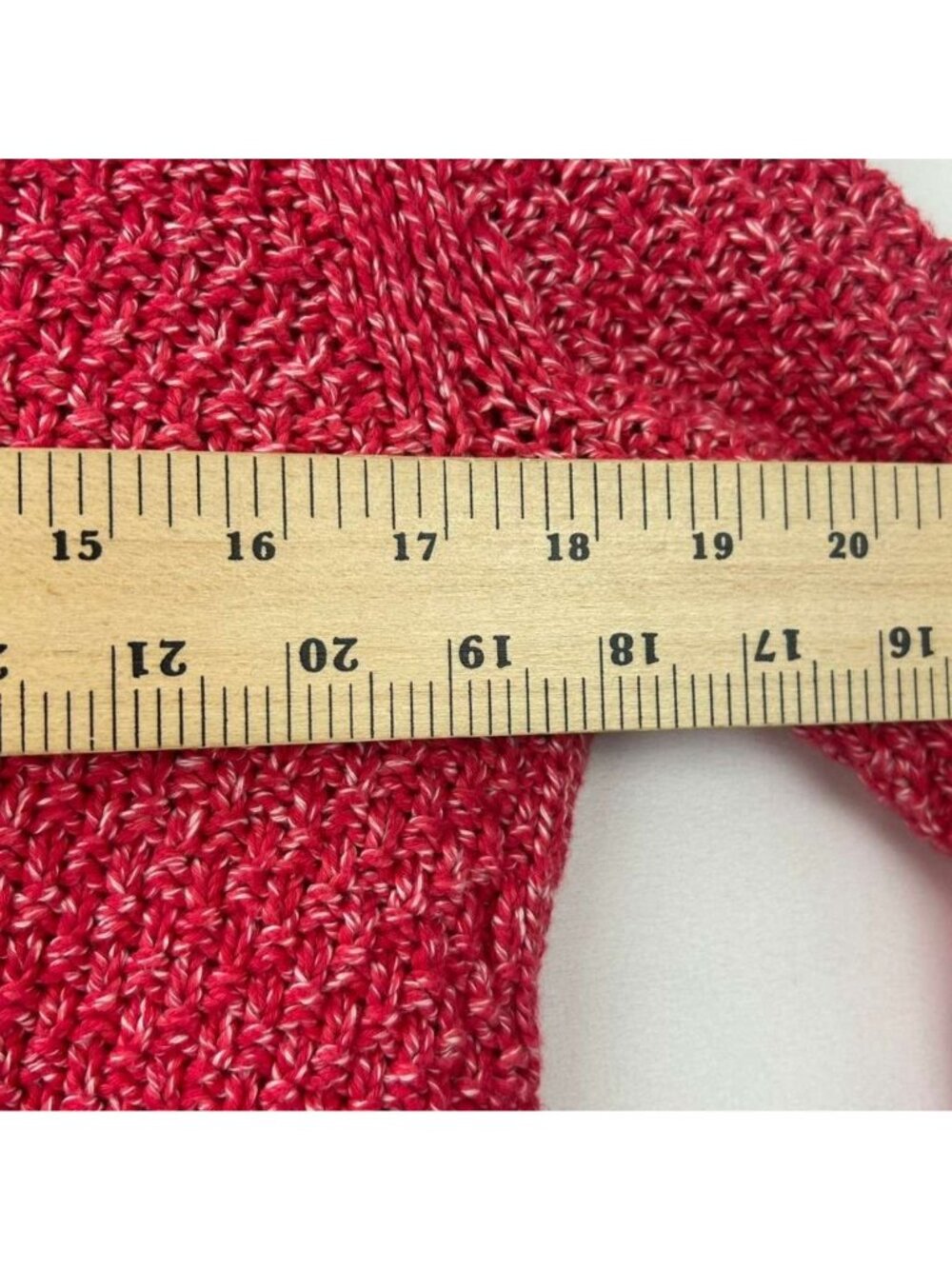 Talbots Womens Petites Sweater Hot Pink Side Zip Chunky Knit Pullover NWT - Picture 4 of 16